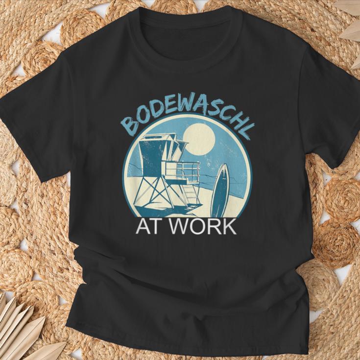 Bodewaschl At Work Bathmeister Lifeguard T-Shirt Geschenke für alte Männer