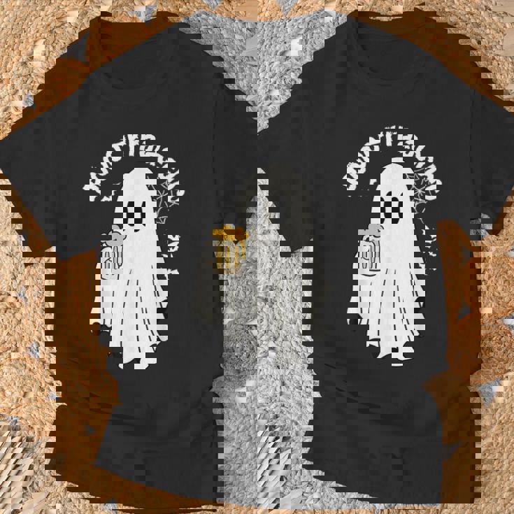 Borracho Halloween Drink Beer Mexican Drunk Ghost Spanish T-Shirt Gifts for Old Men