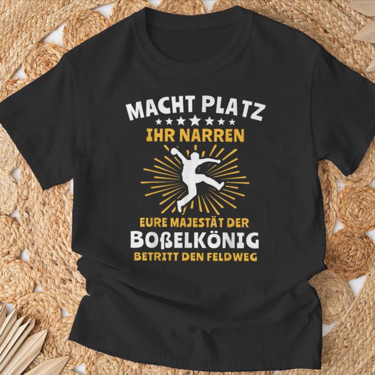 Bossel Majestät Klootschiessen T-Shirt Geschenke für alte Männer