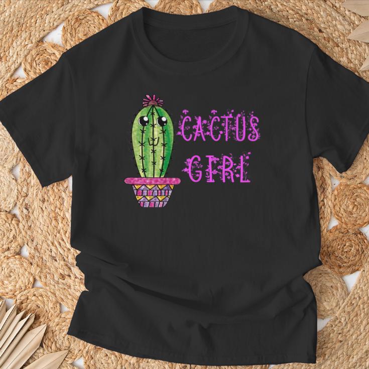 Cactus Girl Cactus Girl Cute Cactus Plants Cactus T-Shirt Geschenke für alte Männer