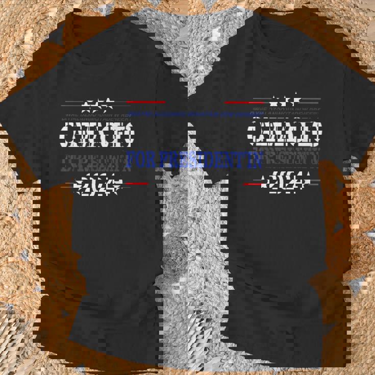 Camacho Para Presidente En 2024 Humor De Las Elecciones Presidenciales Camiseta unisex Regalos para ancianos