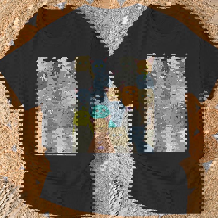 Camisa De Gatos Lindos Divertidos Sarcásticos Kawaii Anime Cat Lovers Camiseta unisex Regalos para ancianos