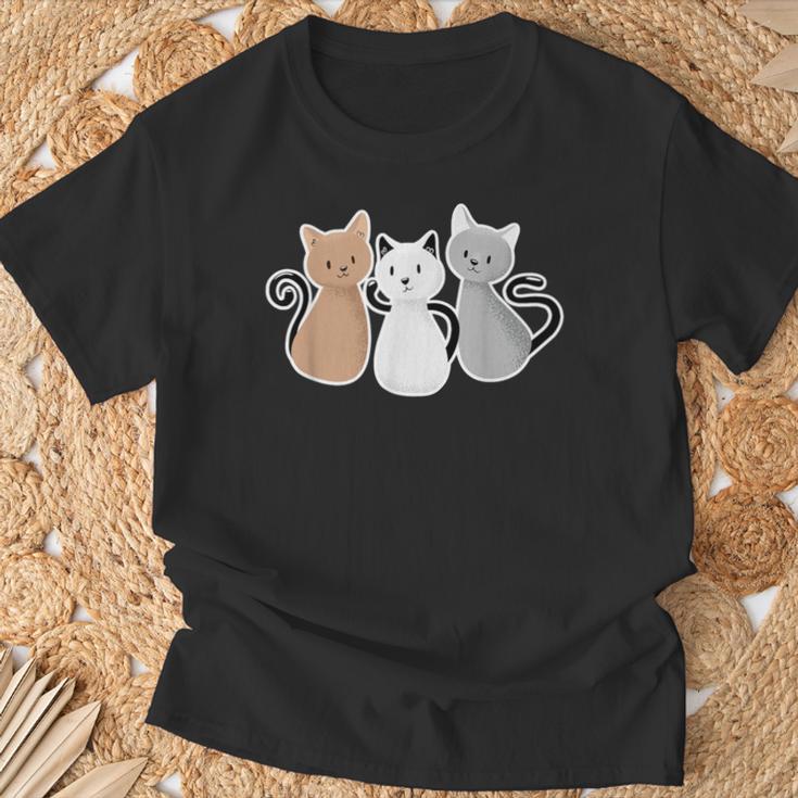 Cat Kitten Cat T-Shirt Geschenke für alte Männer