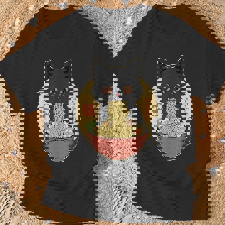 Anime Cat Gifts, Kawaii Cat Shirts, Anime Cat Shirts, Funny Shirts, Ramen Shirts, Anime Shirts, Cat Shirts