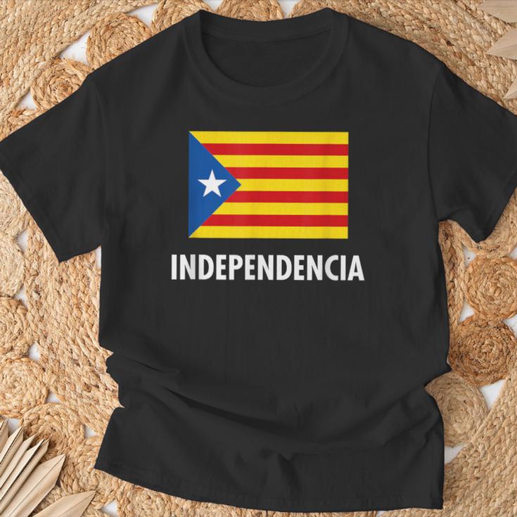 Catalonia Independencia T-Shirt Geschenke für alte Männer