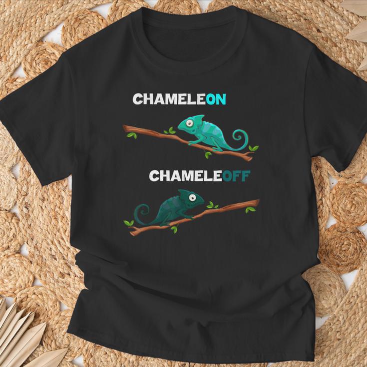 Chameleon Chameleoff Chameleon Slogan T-Shirt Geschenke für alte Männer