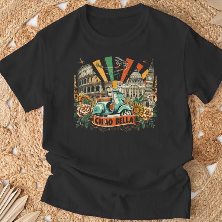 Ciao Bellaespa Roma Italia Language T-Shirt Geschenke für alte Männer