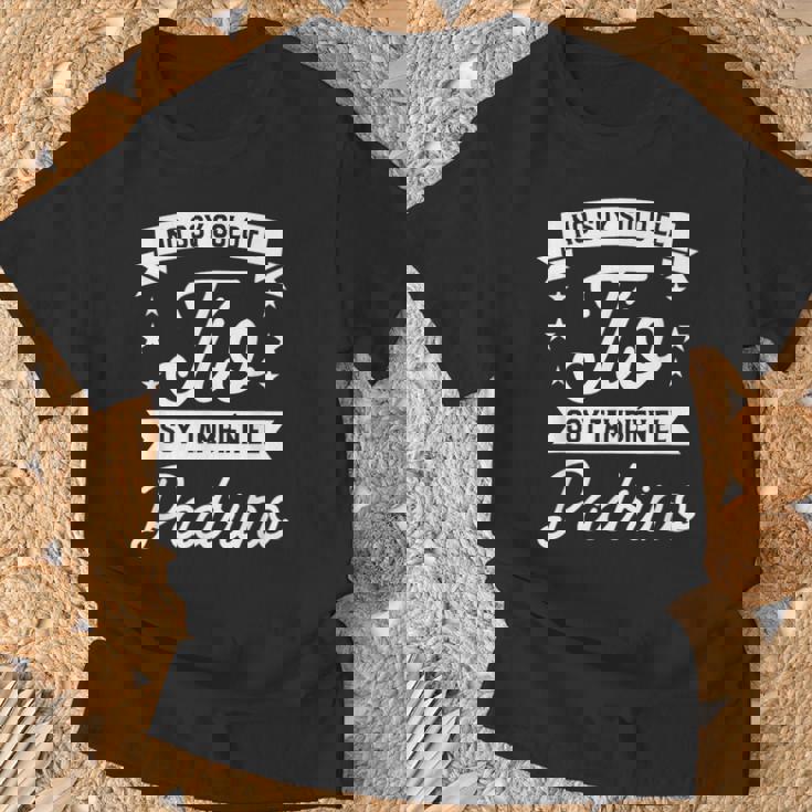 Cita Divertida De Bautizo Para Un Tío Padrino Camiseta unisex Regalos para ancianos