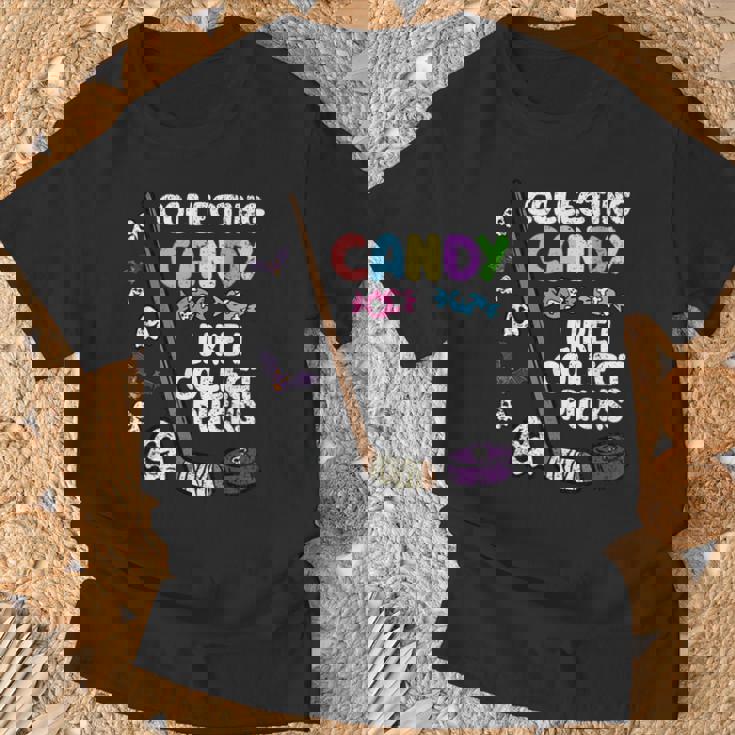 Coleccionando Caramelos Diseño Divertido Hockey Deporte Camiseta unisex Regalos para ancianos