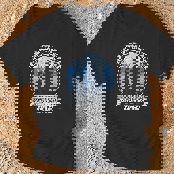 Compañeros De Pesca De Padre E Hija Papá E Hija Pescando Camiseta unisex Regalos para ancianos