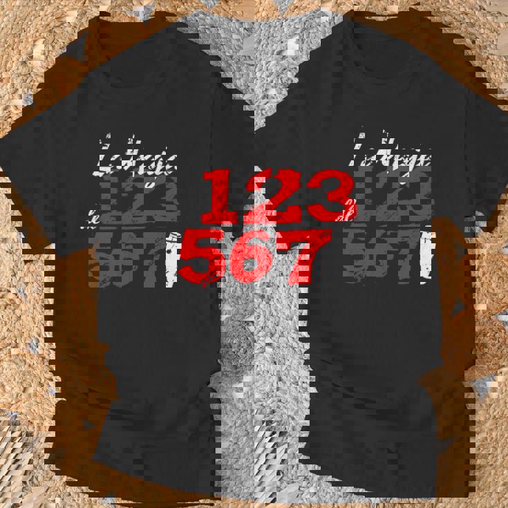 Conga Salsa Musica 123 567 Maglietta Regalos para ancianos