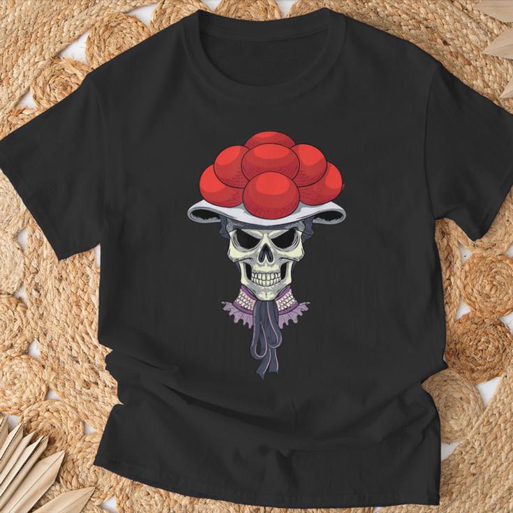 Cool Skull Bollenhut Forest Skull T-Shirt Geschenke für alte Männer