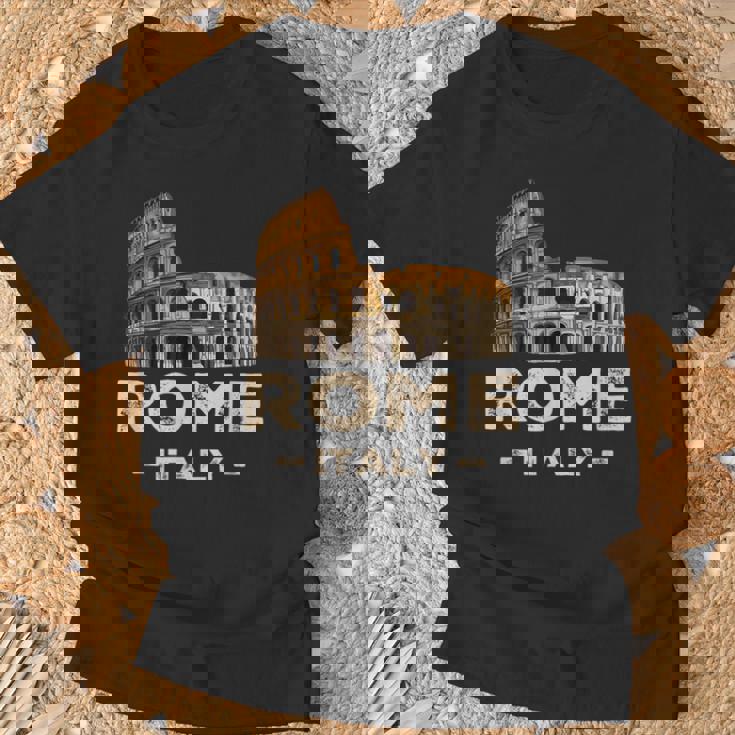 Coolintage Roma Italia Colosseo Souvenirs Roma Italia Maglietta Regalos para ancianos