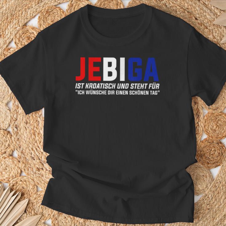 Croatian Jebiga Croatia Balkan Croatian Croatian T-Shirt Geschenke für alte Männer