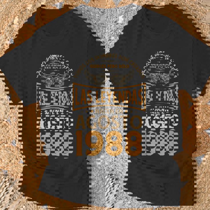Cumpleaños Hombre Regalos Las Leyendas Agosto 1988 Camiseta unisex Regalos para ancianos