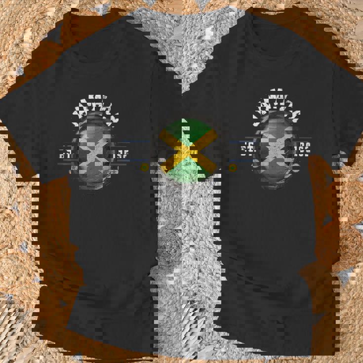 Cute Jamaica Flag Reggae Jamaican Jamaican Flag T-Shirt Gifts for Old Men