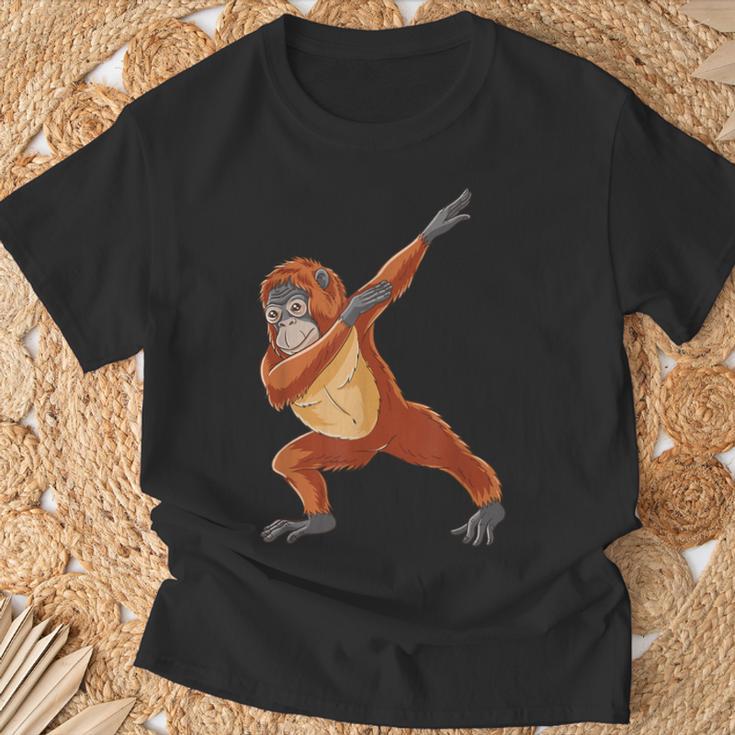 Dabbing Orang Utan Für Affenliebhaber T-Shirt Geschenke für alte Männer