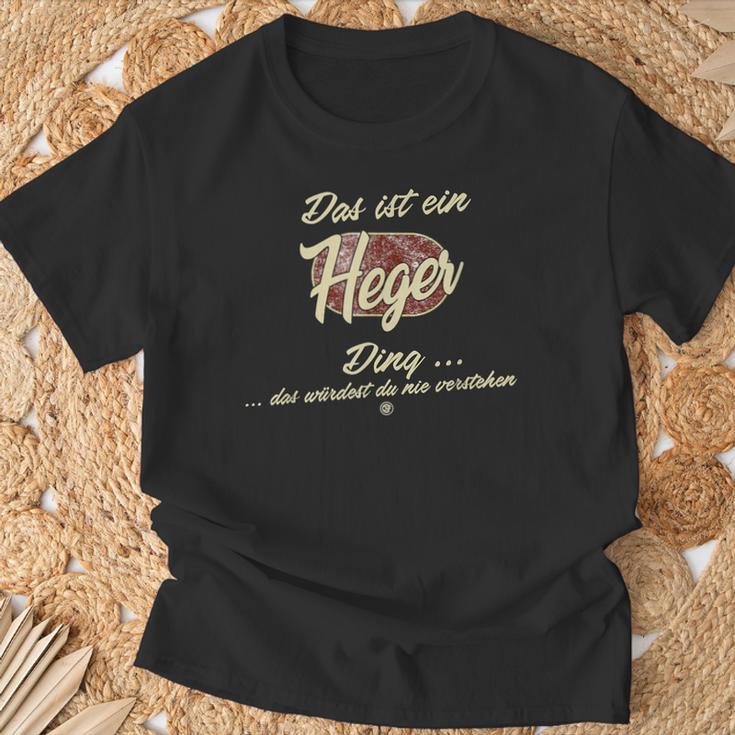 Das Ist Ein Heger Ding T-Shirt Geschenke für alte Männer