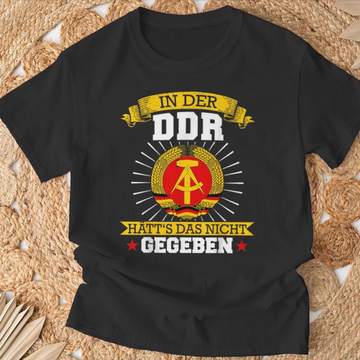 Ddr Ossi In Der Ddr Has Das Not G T-Shirt Geschenke für alte Männer