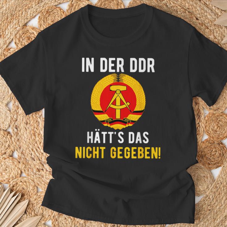 Ddr Ossi In Ddr Nicht Gegeben East Germany S T-Shirt Geschenke für alte Männer