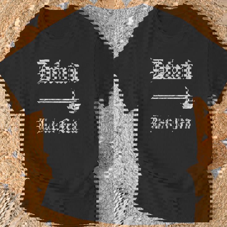 Defend Metal Atheist Baphomet Satan Deathintage Maglietta Regalos para ancianos
