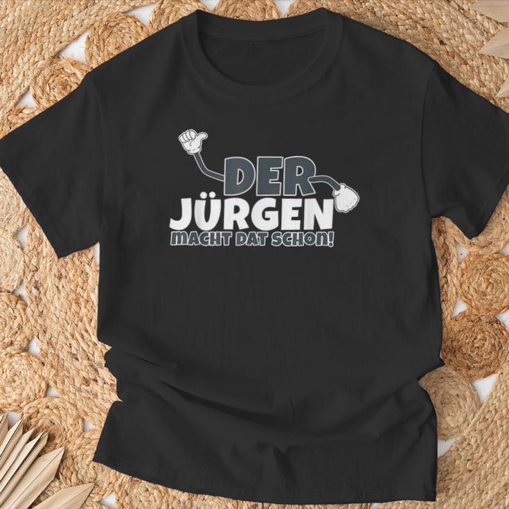 Der Jürgen Macht Das Schon T-Shirt Geschenke für alte Männer