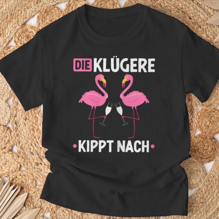 Die Klügere Kippt Nach Malle Mädels Saufen Jga Prosecco Sekt T-Shirt Geschenke für alte Männer