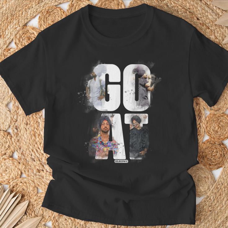 Diljit Dosanjh GOAT 2 Punjabi Singer Desi Clothing T-Shirt Geschenke für alte Männer