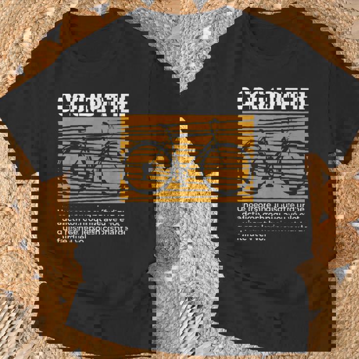 Drôleélo Cyclopathe Faire Duélo Cycliste T-Shirt Cadeaux pour les vieillards