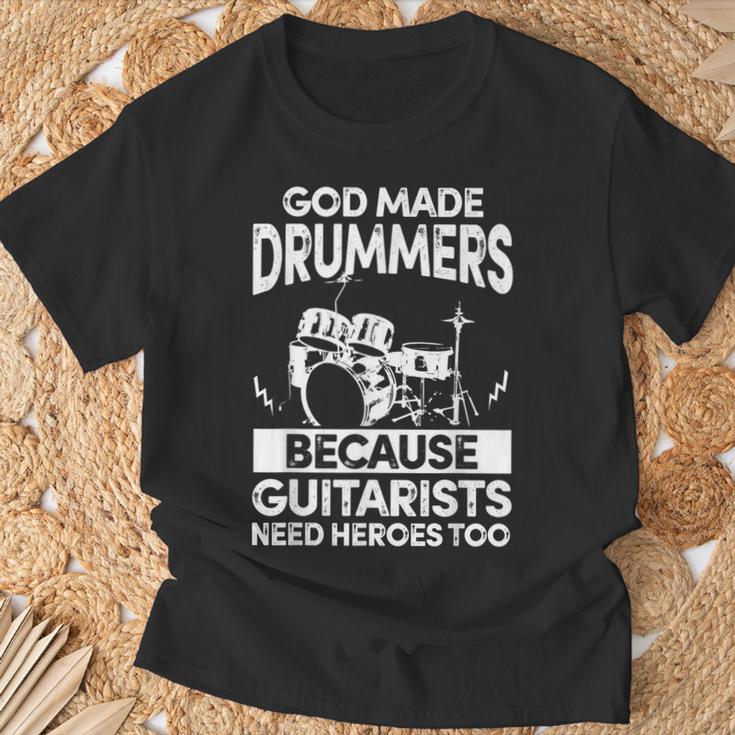 Drumset Children's Drums For Drummer T-Shirt Geschenke für alte Männer