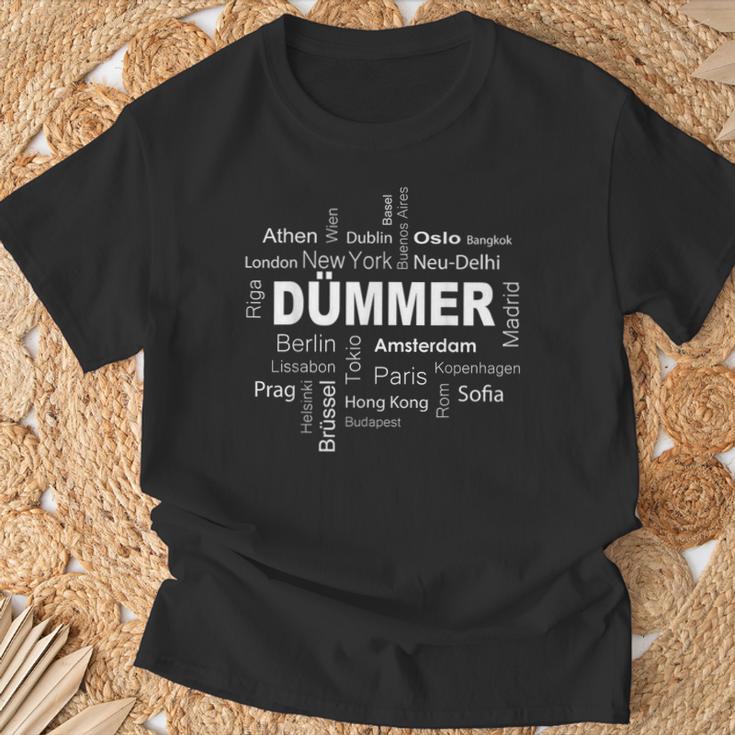 Dümmer Meine Hauptstadt T-Shirt Geschenke für alte Männer