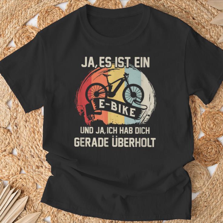 E-Bike Ja Ich Hab Dich Überhaut E Bike T-Shirt Geschenke für alte Männer