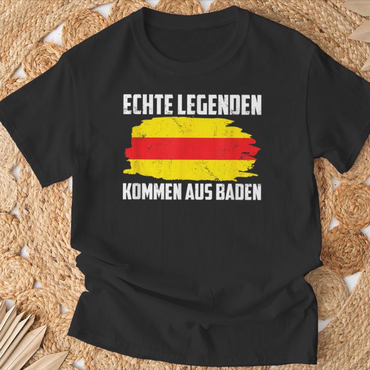 Echte Legenden Kkommen Aus Baden Echte Legends Kkommen Aus B T-Shirt Geschenke für alte Männer