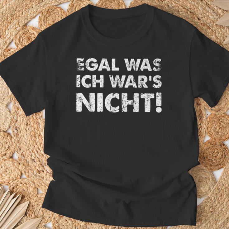 Egal Was Ich Wars Nicht S T-Shirt Geschenke für alte Männer