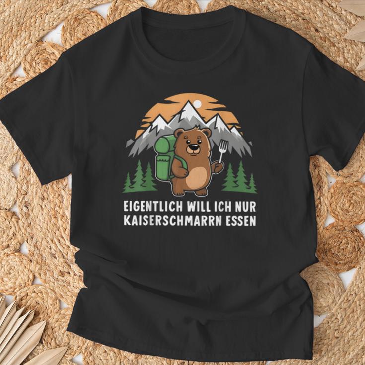 Eigentlich Will Ich Nur Kaiserschmarrn Essen T-Shirt Geschenke für alte Männer