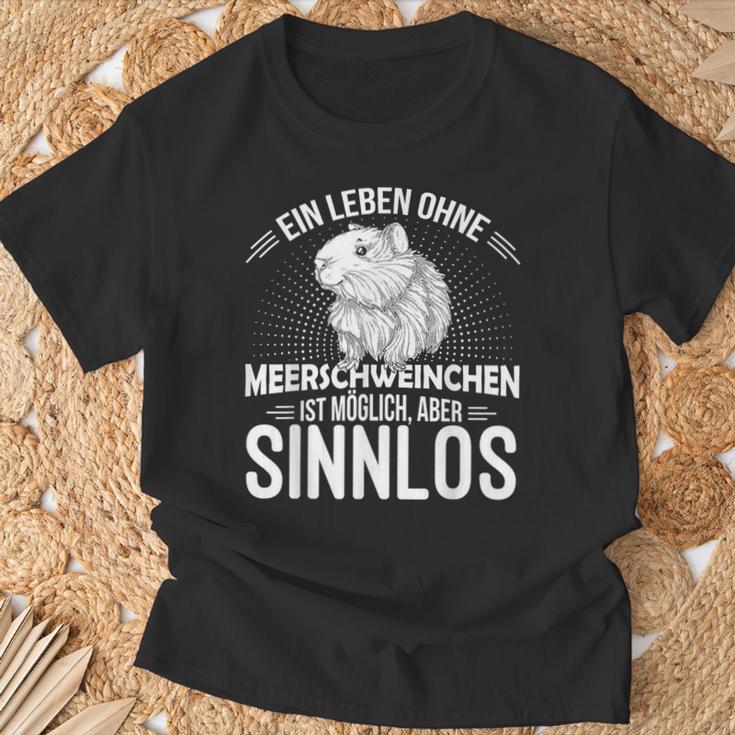 Ein Leben Ohne Guinea Pig Sinnlos Rodent T-Shirt Geschenke für alte Männer