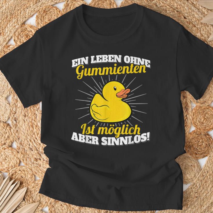 Ein Leben Ohne Rubber Ducks Sinnlos Rubber Duck T-Shirt Geschenke für alte Männer