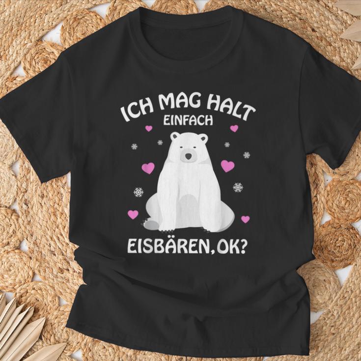 Eisbär Ich Mag Halt Polar Bears Children's Girls' T-Shirt Geschenke für alte Männer