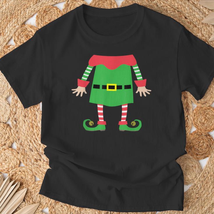 Elf Kostüm Wichtel Weihnachtself Lustige Weihnachten T-Shirt Geschenke für alte Männer