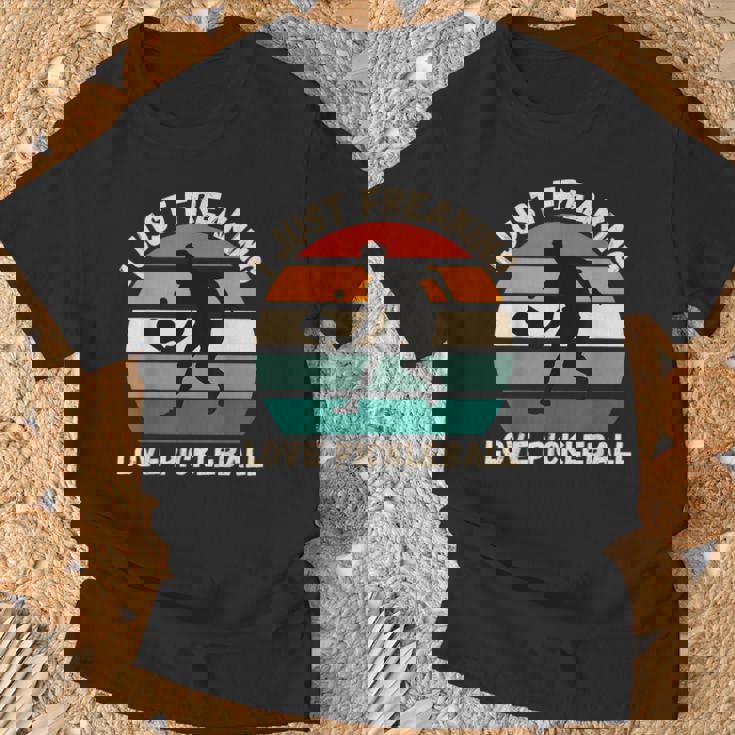 Me Encanta El Pickleballintage Me Encanta El Pickleball Camiseta unisex Regalos para ancianos