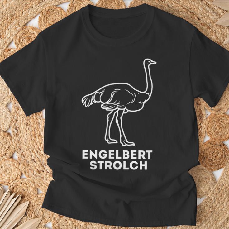 Engelbert Strolch Workwear Tramp Fun Work T-Shirt Geschenke für alte Männer