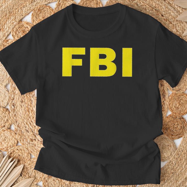 Federal Bureau Of Investigation Fbi Costume T-Shirt Geschenke für alte Männer