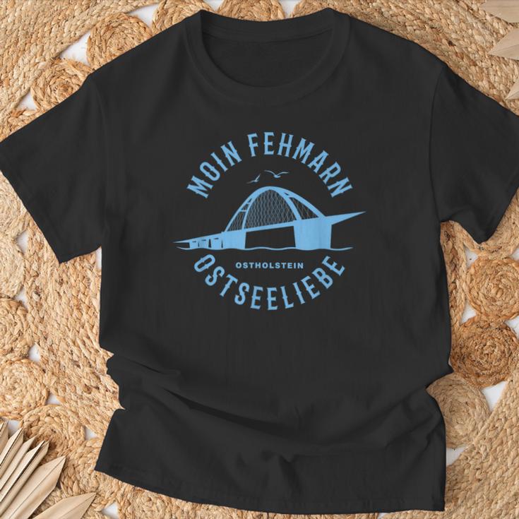 Fehmarnsundbrücke T-Shirt Geschenke für alte Männer