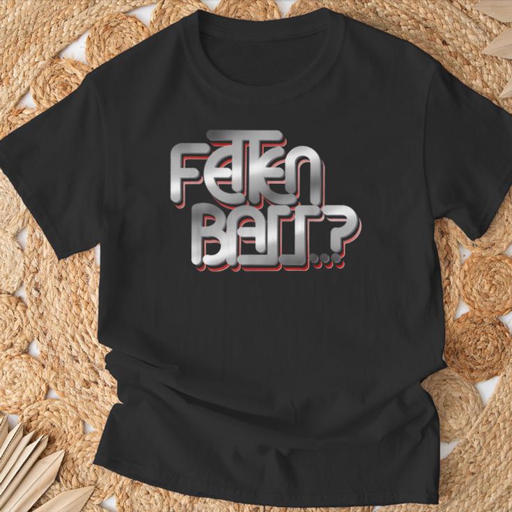 Fetten Bass Techno Rave Musik Outfit T-Shirt Geschenke für alte Männer