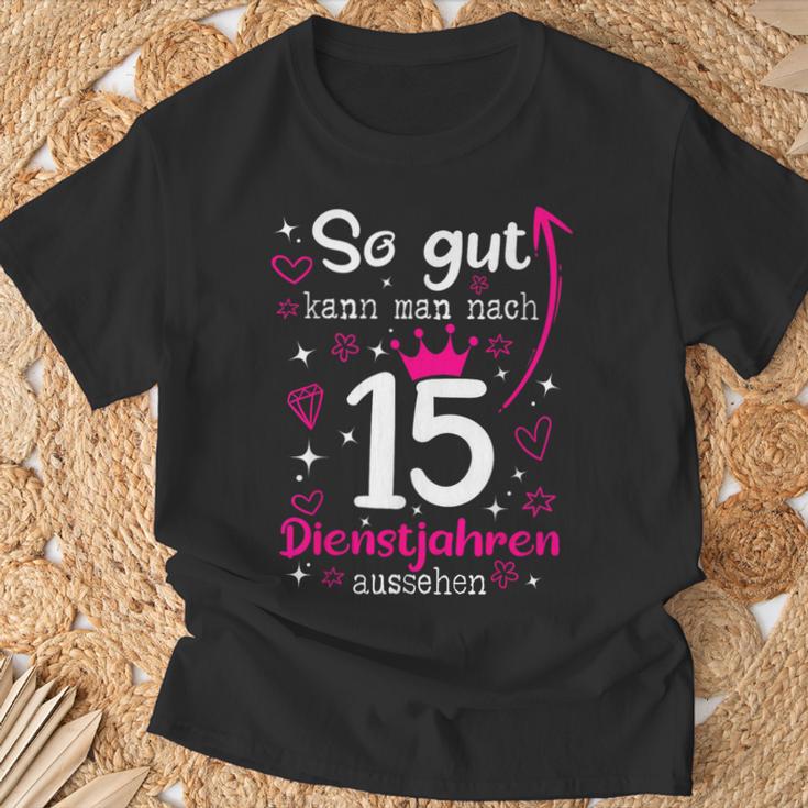 Firmenjubiläum 15 Jähriges Dienstjubiläum 15 Years Anniversary T-Shirt Geschenke für alte Männer