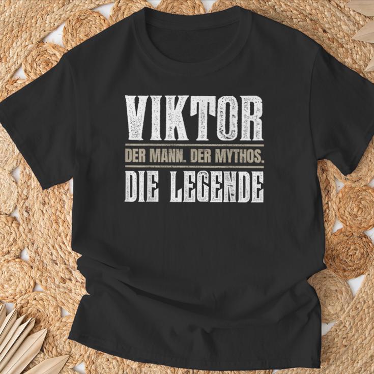 First Nameiktor Nameiktor T-Shirt Geschenke für alte Männer