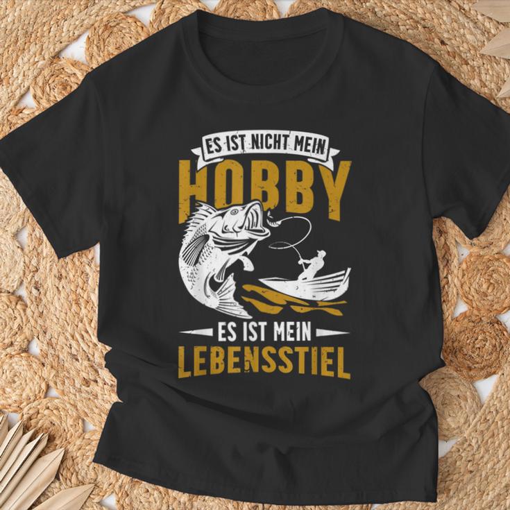 Fishing Ist Mein Lebenstiel Angeling Ist My Lebenstiel T-Shirt Geschenke für alte Männer