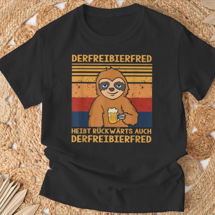 Fred Der Freibier Der Freibier Der Freibier Fred Heißt S T-Shirt Geschenke für alte Männer