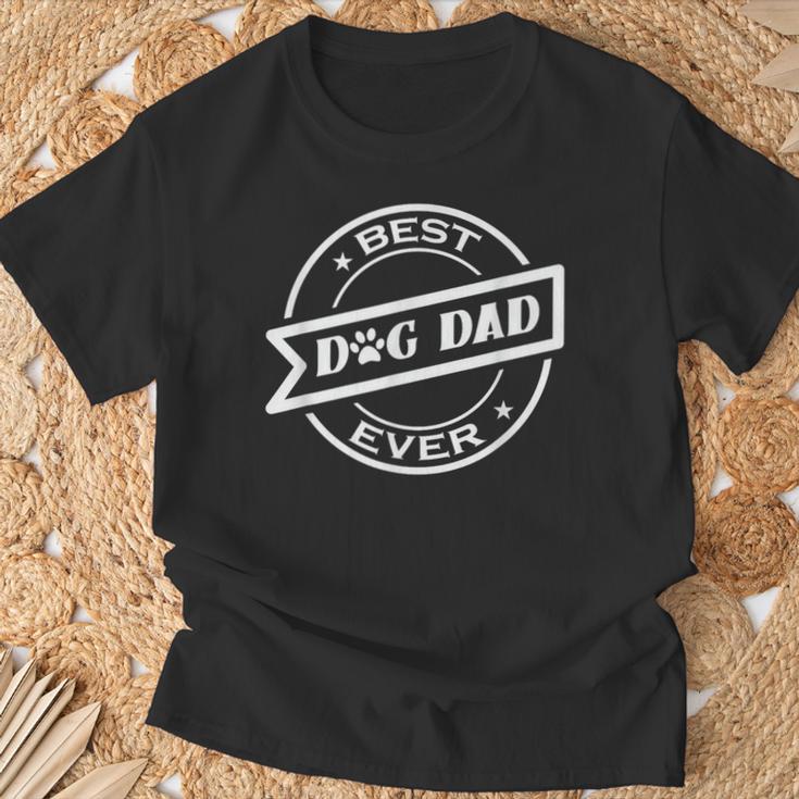 Bester Hund Papa Ever T-Shirt Geschenke für alte Männer