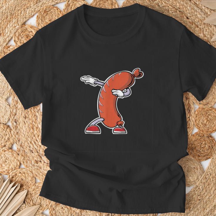 Bratwurst Wurst Sausage Red Hot Dog Dabbing T-Shirt Geschenke für alte Männer